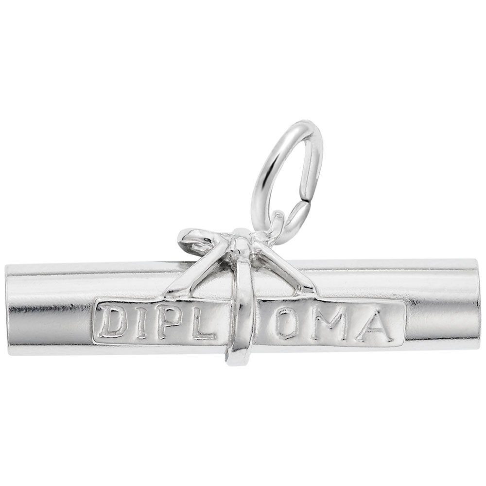 Diploma Charm for Jewelry - Graduation Pendant for Bracelets & Necklaces - Perfect Gift for Graduates, Students & Academic Achievements