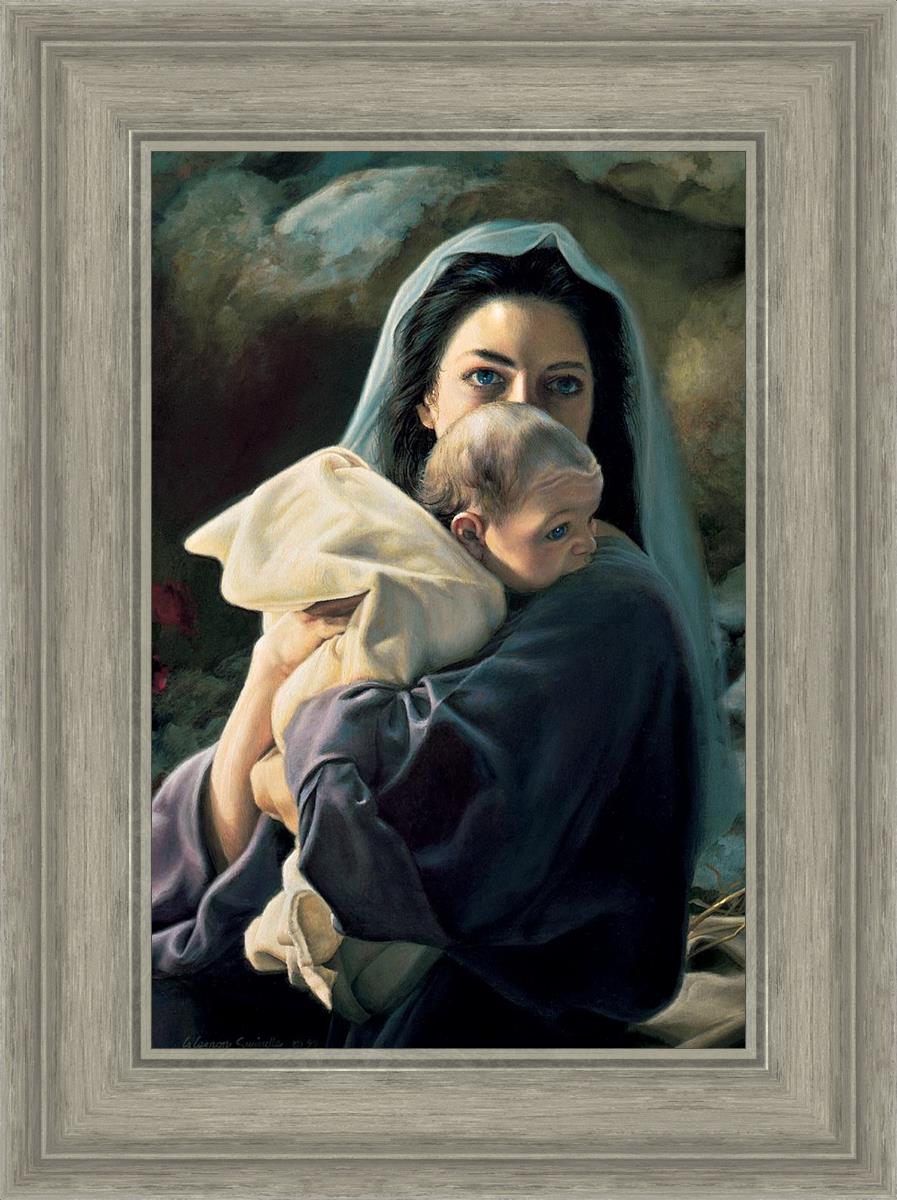 Be It Unto Me Religious Painting by Liz Lemon Swindle - Inspirational Christian Art for Home, Church & Office Decor