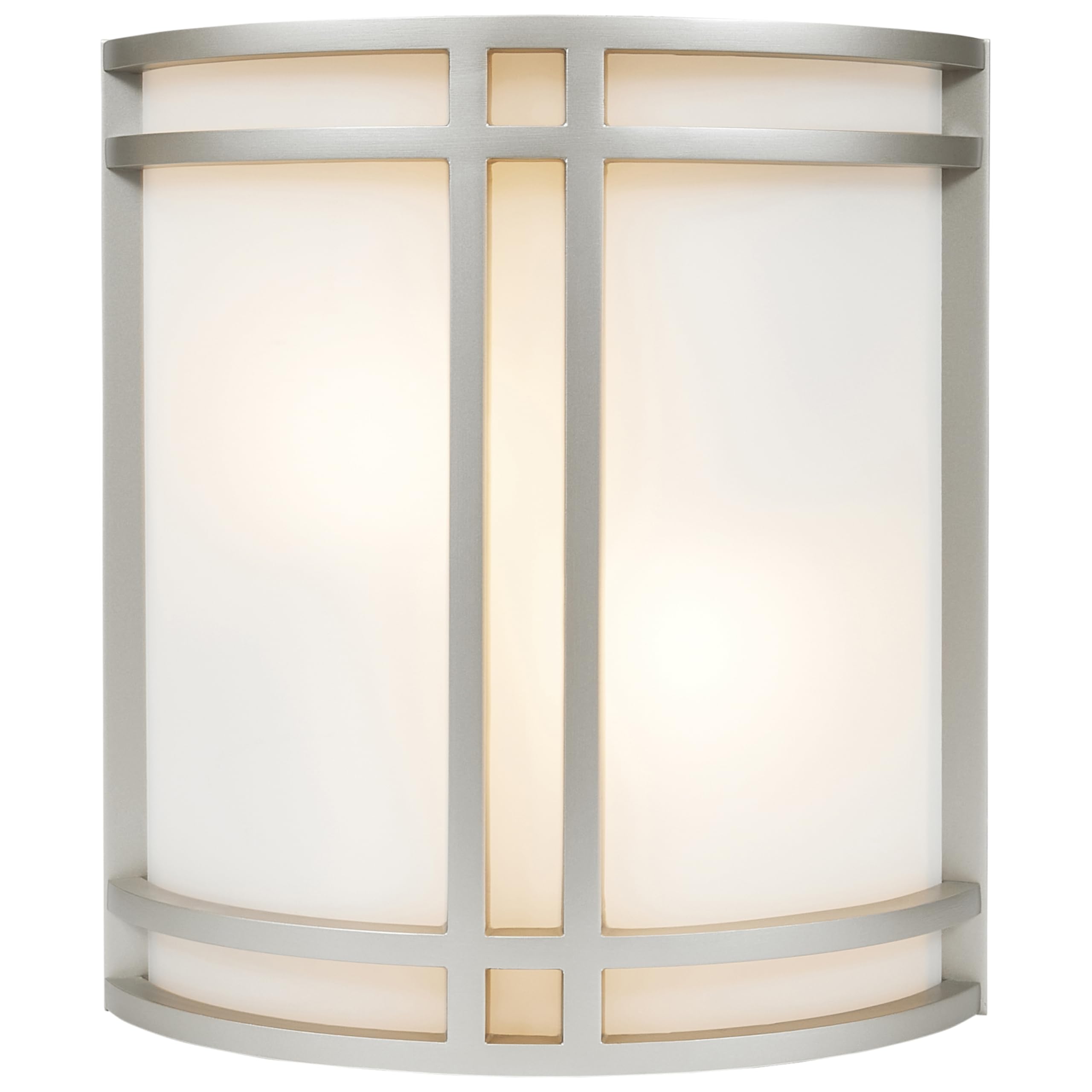 Access Lighting 20420LED-SAT/OPL Artemis LED Wall Sconce Light Fixture - Satin Finish, Opal Glass Shade - Perfect for Bedroom, Hallway & Living Room Lighting