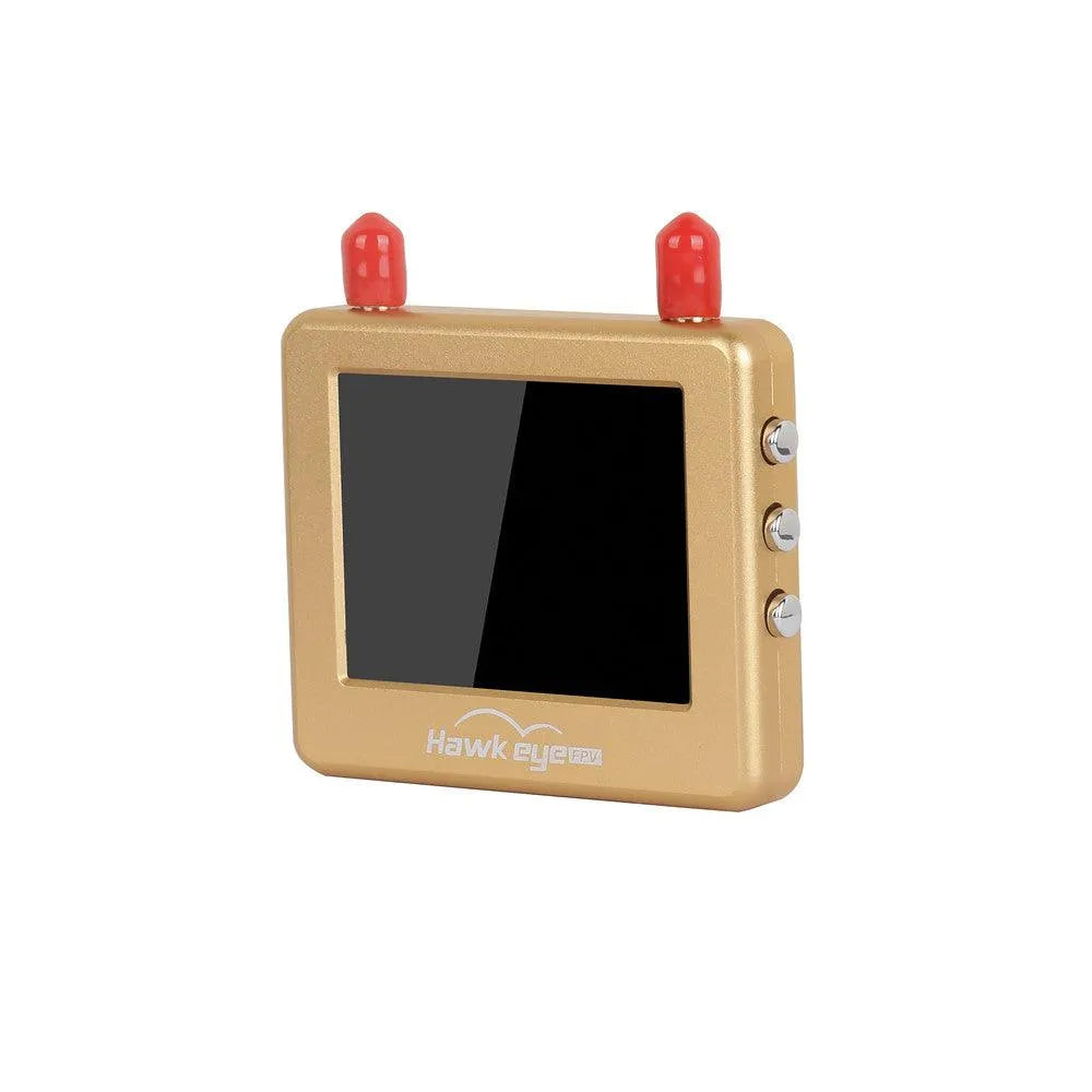 Hawkeye Master 2 FPV Monitor - 2.5 Inch HD Screen 960×240 Resolution 5.8GHz Receiver for Drone Racing & Aerial Photography - Perfect for FPV Goggles, Quadcopters, and RC Aircraft