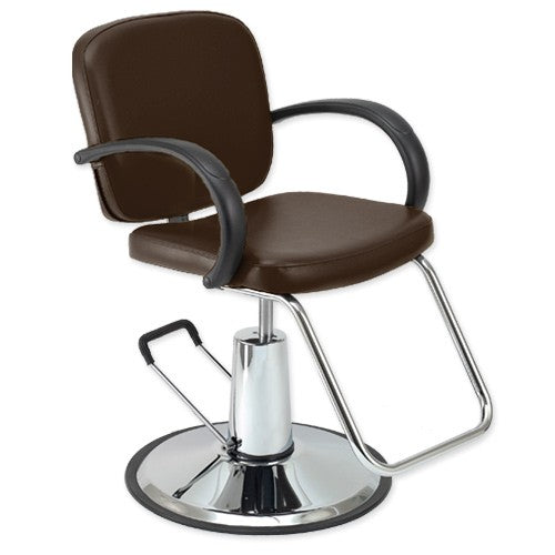 Messina Styling Chair - Professional Salon & Home Hairdressing Chair with Adjustable Height & Swivel Base - Perfect for Salons, Barbershops & Home Use