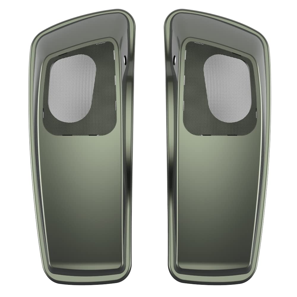 Premium Color-Matched 6X9 Saddlebag Speaker Lids for 2014+ Harley Davidson Touring Bikes - Perfect for Road Trips & Custom Audio Upgrades