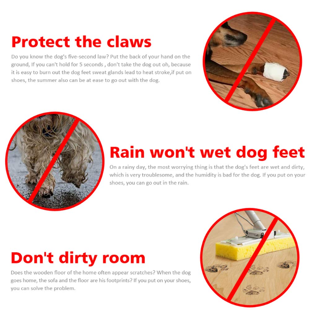**Waterproof Dog Boots for Winter - Anti-Slip Sole Paw Protectors for Snow, Hiking & Outdoor Activities - Warm Pet Shoes for Dogs & Puppies (Brown, Size 5)**    *Perfect for snowy walks, hiking trails, and protecting paws from salt, ice, and rough terrain.*