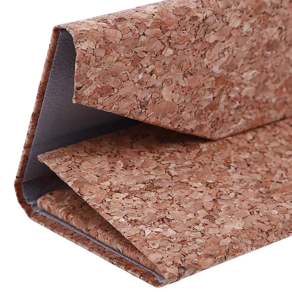 Eco-Friendly Cork Sunglasses Case - Foldable Triangle Eyewear Storage Box for Glasses & Jewelry | Travel, Home & Gift Use
