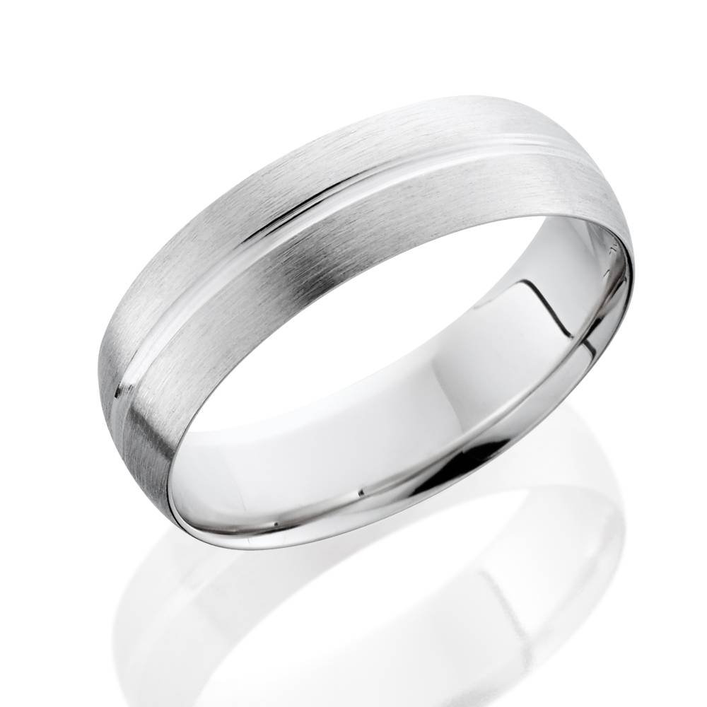 14K White Gold Brushed Comfort Fit Wedding Band for Men - Perfect for Engagement, Anniversary & Everyday Wear