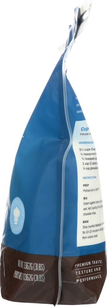 Cup4Cup Gluten Free Flour - 3 LB (Pack of 18) | All-Purpose Baking Flour for Cakes, Cookies & Bread | Perfect for Gluten-Free Diets & Celiac Disease