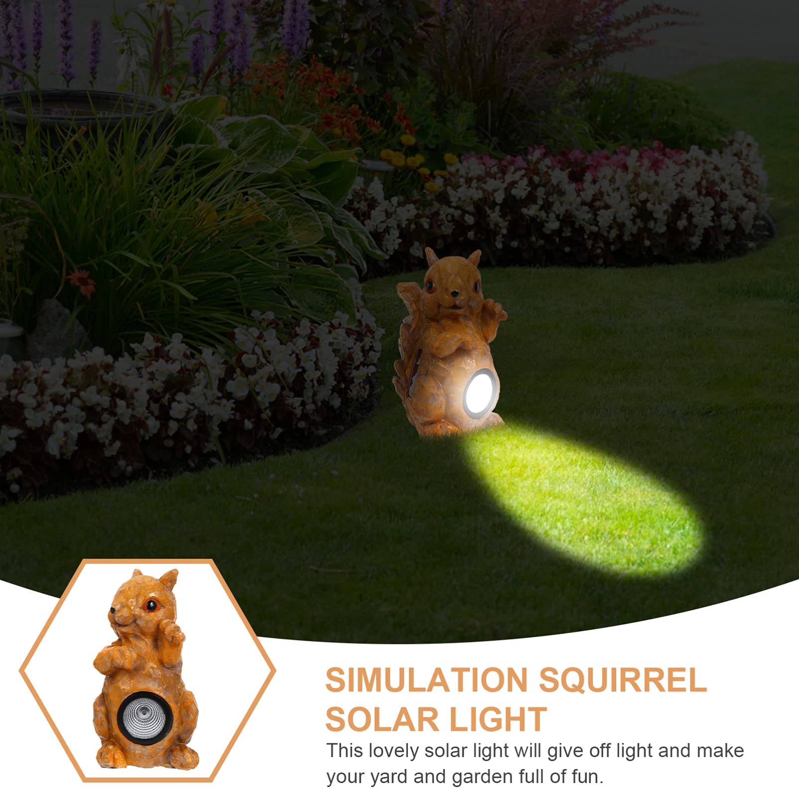 Uonlytech Solar Powered LED Garden Light - Waterproof Outdoor Spotlight with Cartoon Design for Yard, Patio, and Pathway Decoration | Energy-Efficient Landscape Lighting for Gardens, Lawns, and Backyards