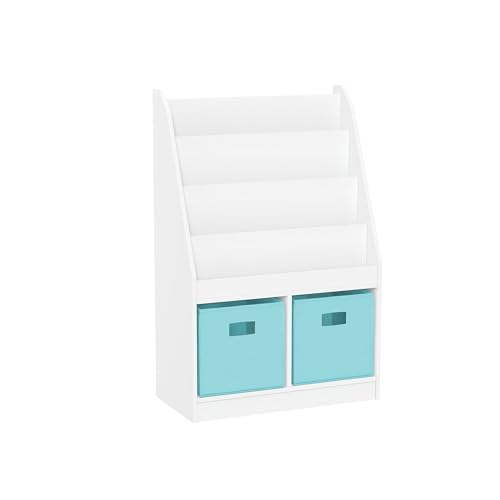White With 2 Aqua Bins