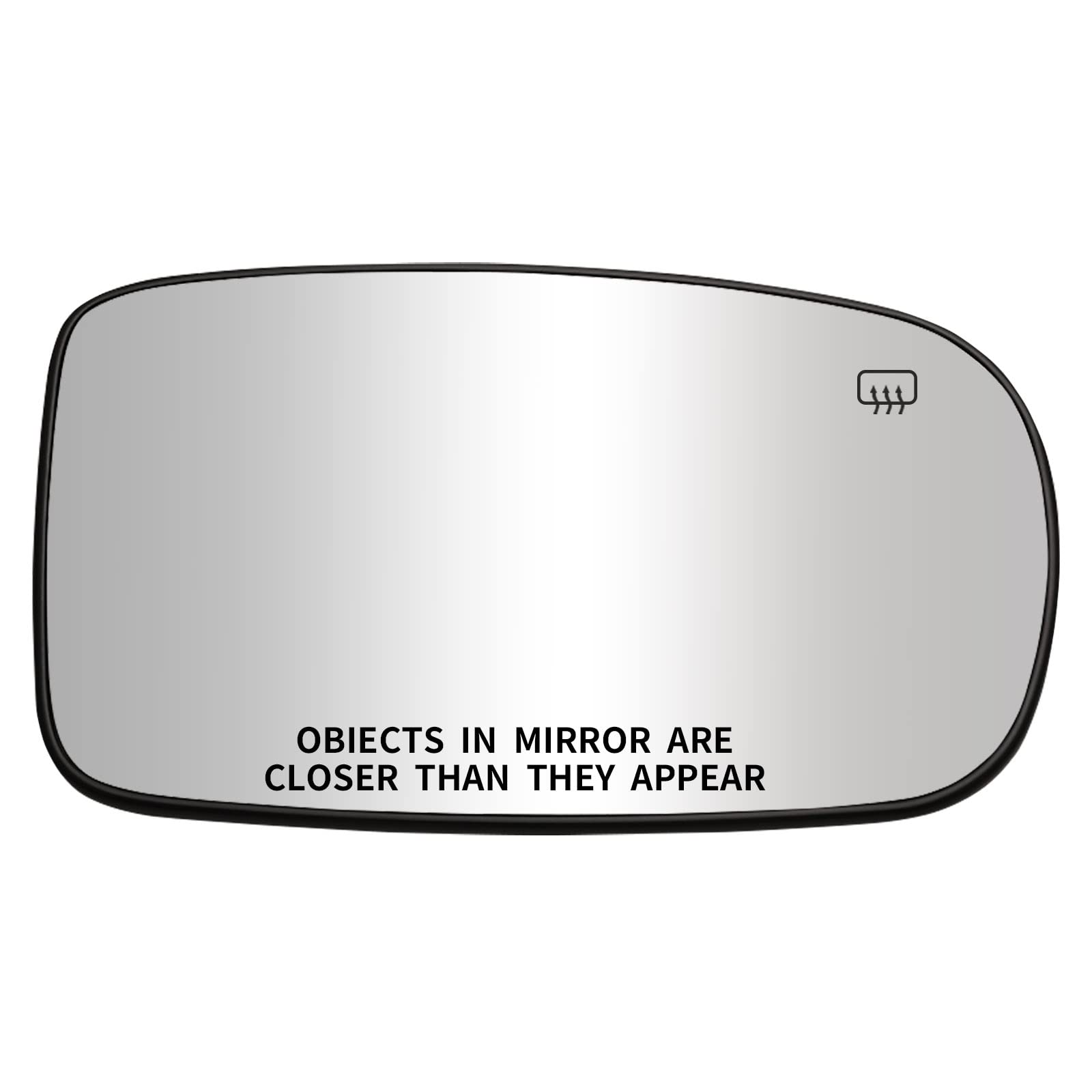 Passenger Side Mirror Replacement for 2011-2017 Chrysler 200, 2012-2021 Chrysler 300, 2011-2021 Dodge Charger & Challenger - Right Heated Convex Rearview Mirror Glass - Perfect for Winter Driving & Enhanced Visibility
