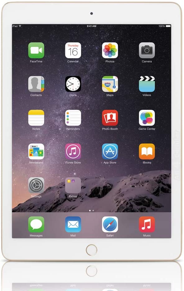 Apple iPad Air 2 (2nd Generation) 9.7-inch 16GB WiFi Tablet - Gold | Perfect for Work, Study & Entertainment