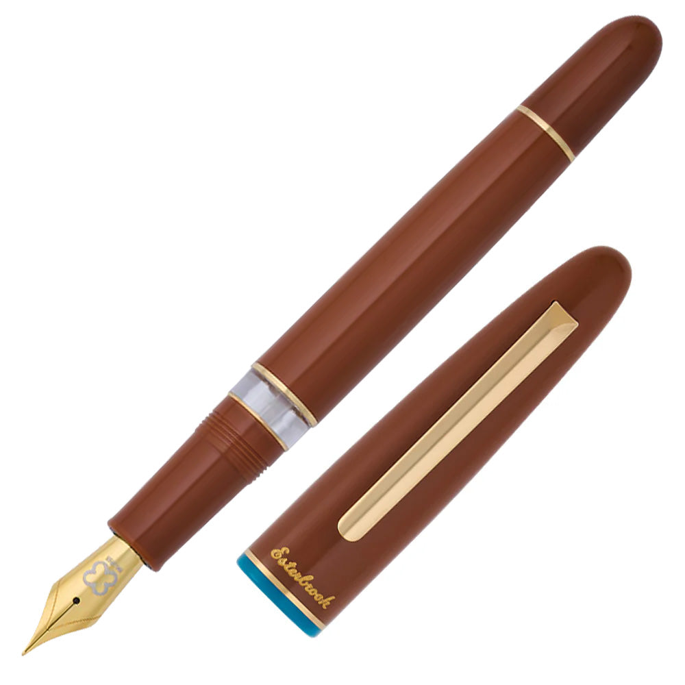 Esterbrook Estie Back to the Land Fountain Pen - Rock Piston Filler Ink Pen for Writing, Journaling & Calligraphy - Premium Gift for Writers & Pen Collectors
