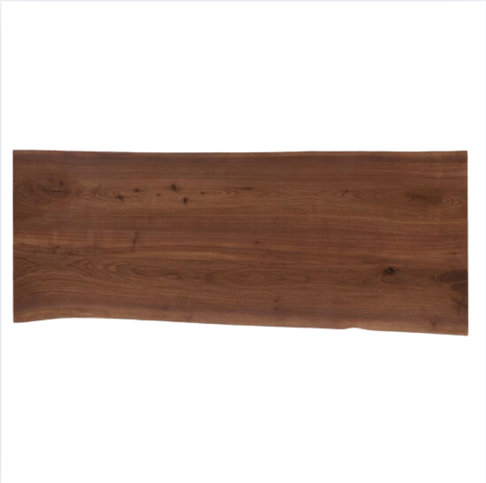 Premium Black Walnut Solid Wood Natural Edge Dining Table – Handcrafted Large Board for Rustic & Modern Home Decor – Perfect for Family Gatherings & Dinner Parties
