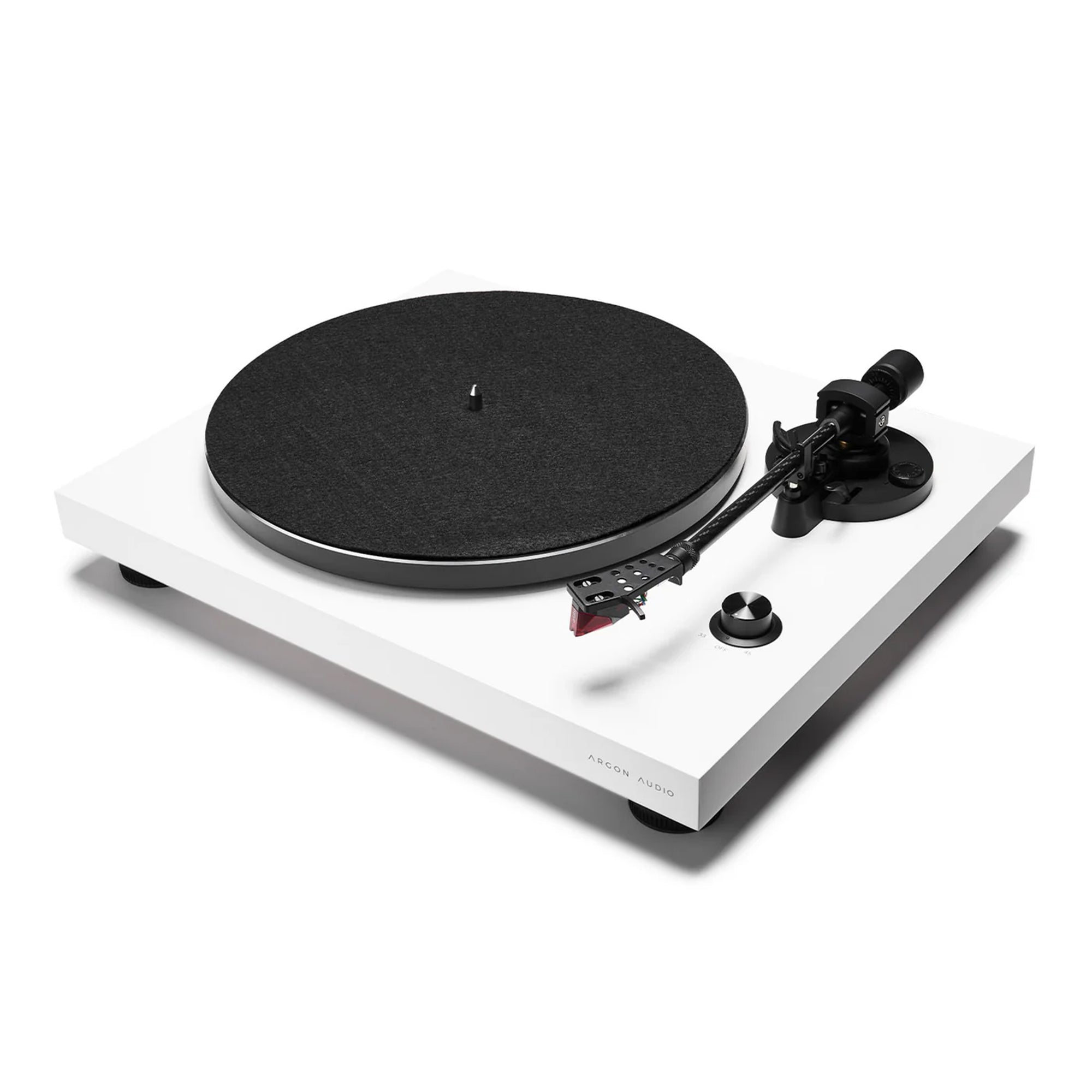 Argon TT 3 Plus Professional Vinyl Record Player - High-Fidelity Turntable with Bluetooth & USB | Perfect for Home Audio, DJing & Vinyl Collection (Black)