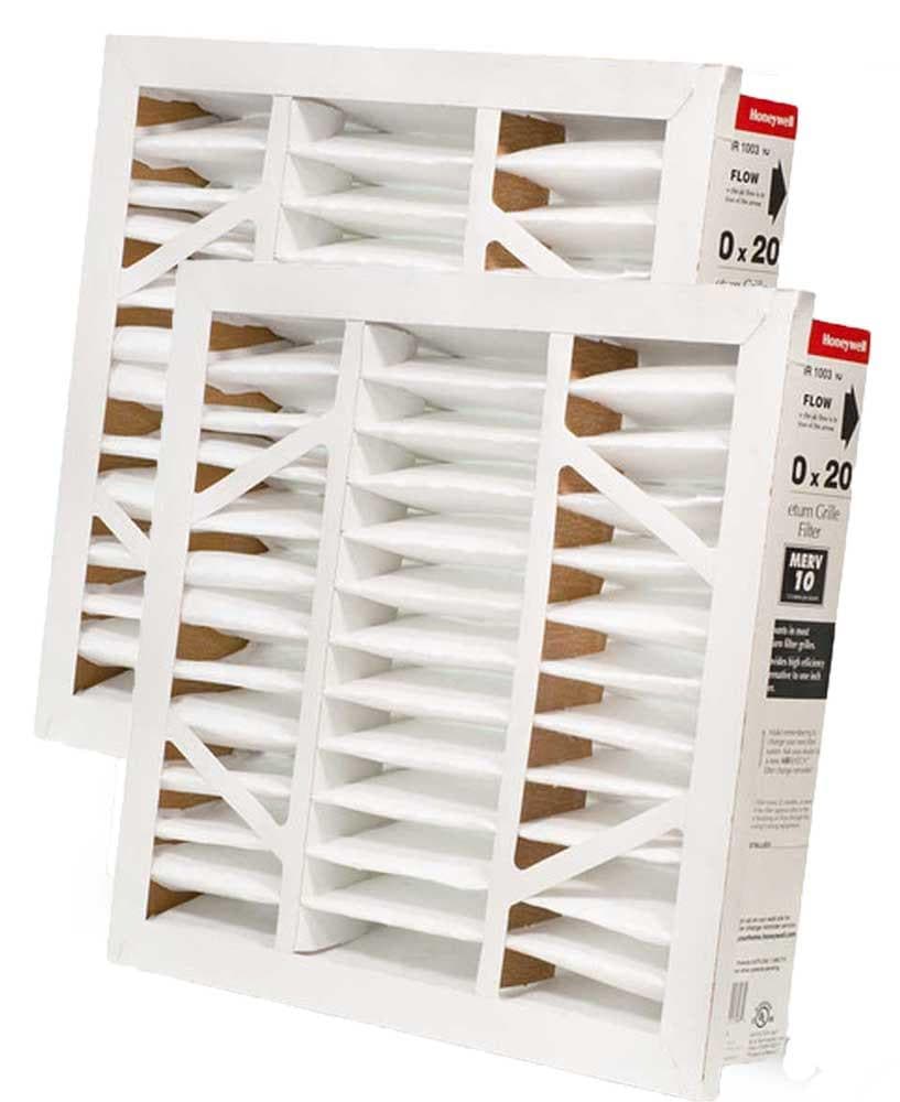 Honeywell FC40R1003 FC40 Return Grille Air Filter 2 Pack - MERV 8 Replacement Filters for HVAC Systems, Furnaces & Air Conditioners - Improves Indoor Air Quality in Homes & Offices