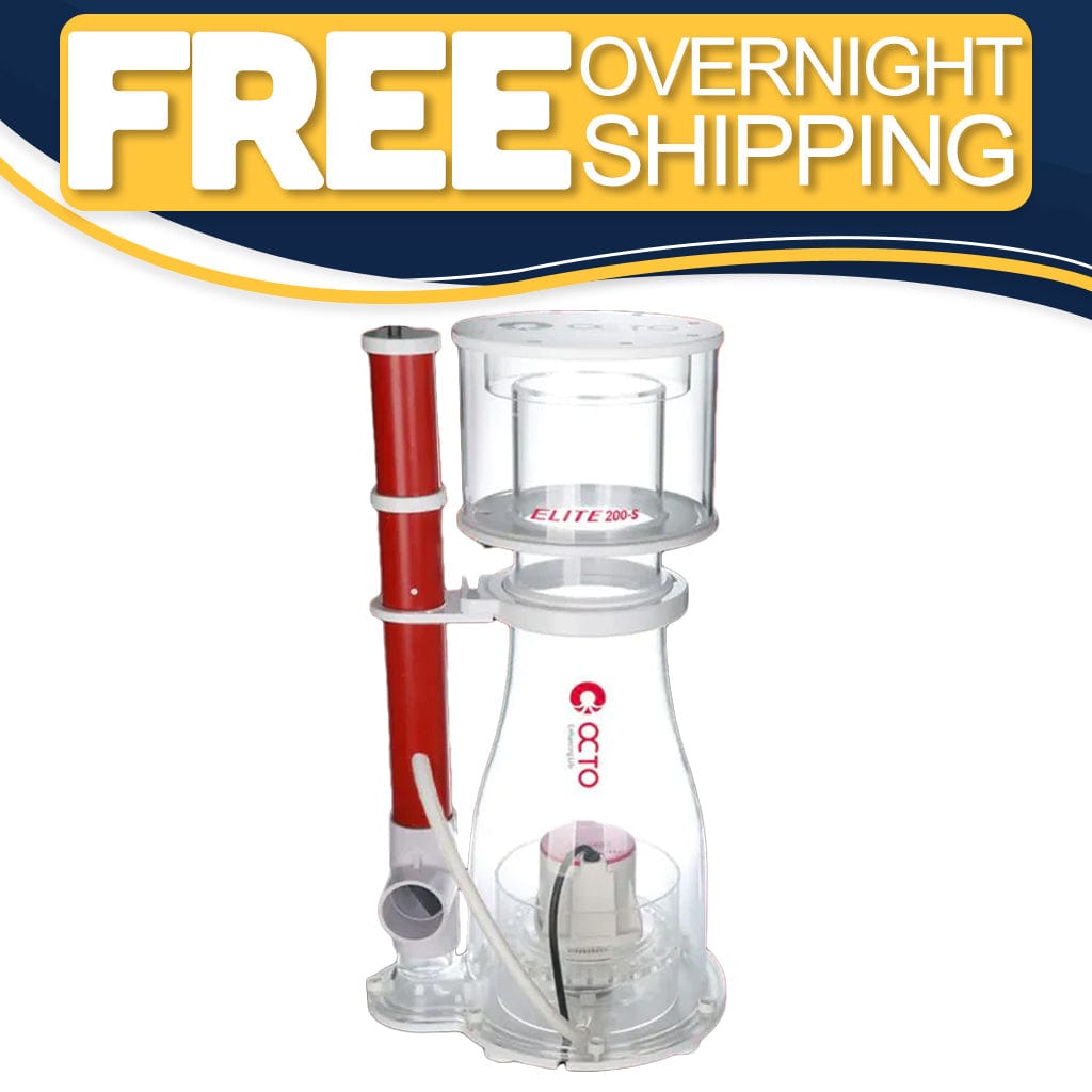 Elite 200SSS Space Saving Super Cone Protein Skimmer for Saltwater Aquariums - Efficient Marine Tank Filtration for Reef & Fish Tanks