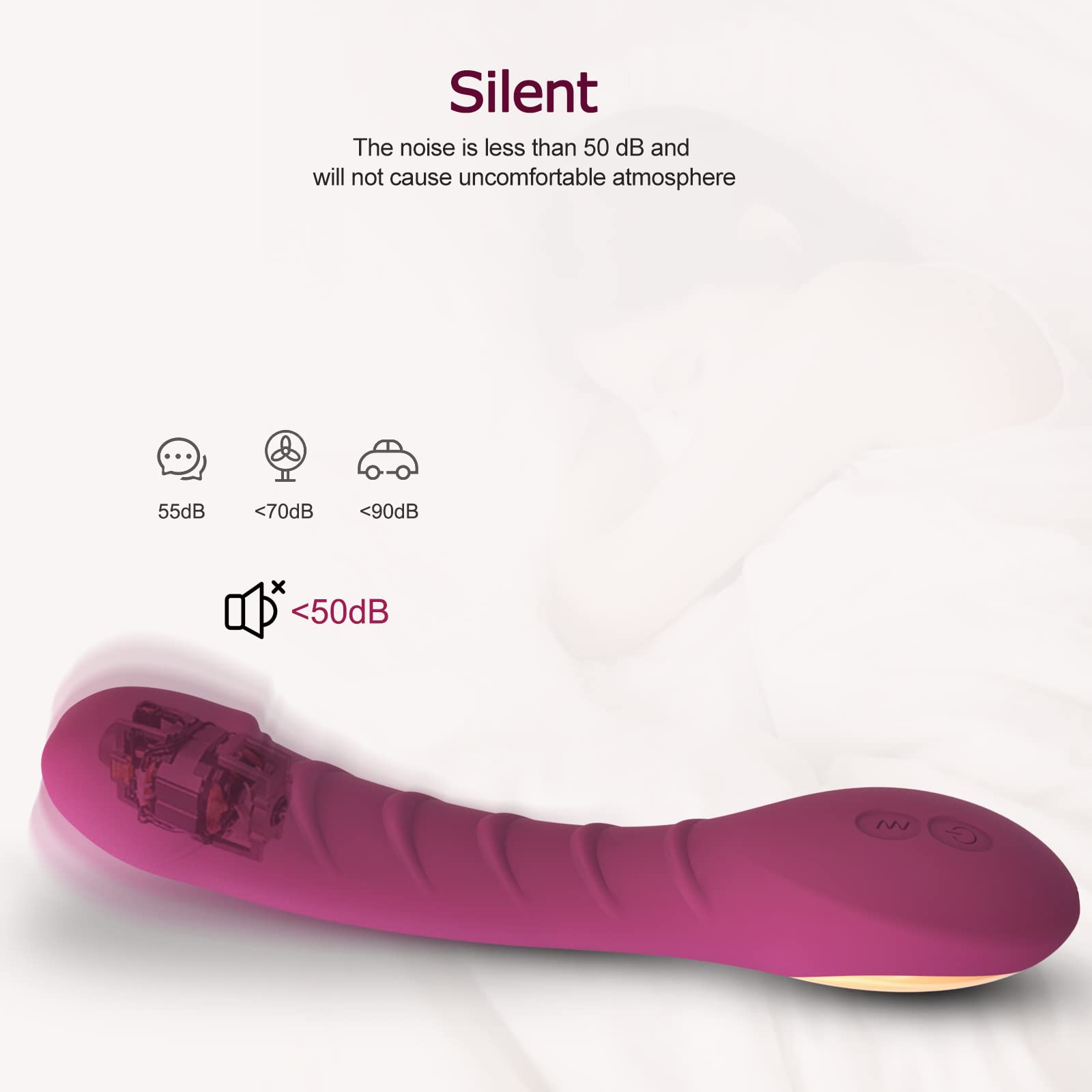 Rechargeable G Spot Vibrator - 12 Speeds for Clit & Vagina Stimulation | Women & Couples Sex Toy for Bedroom Pleasure