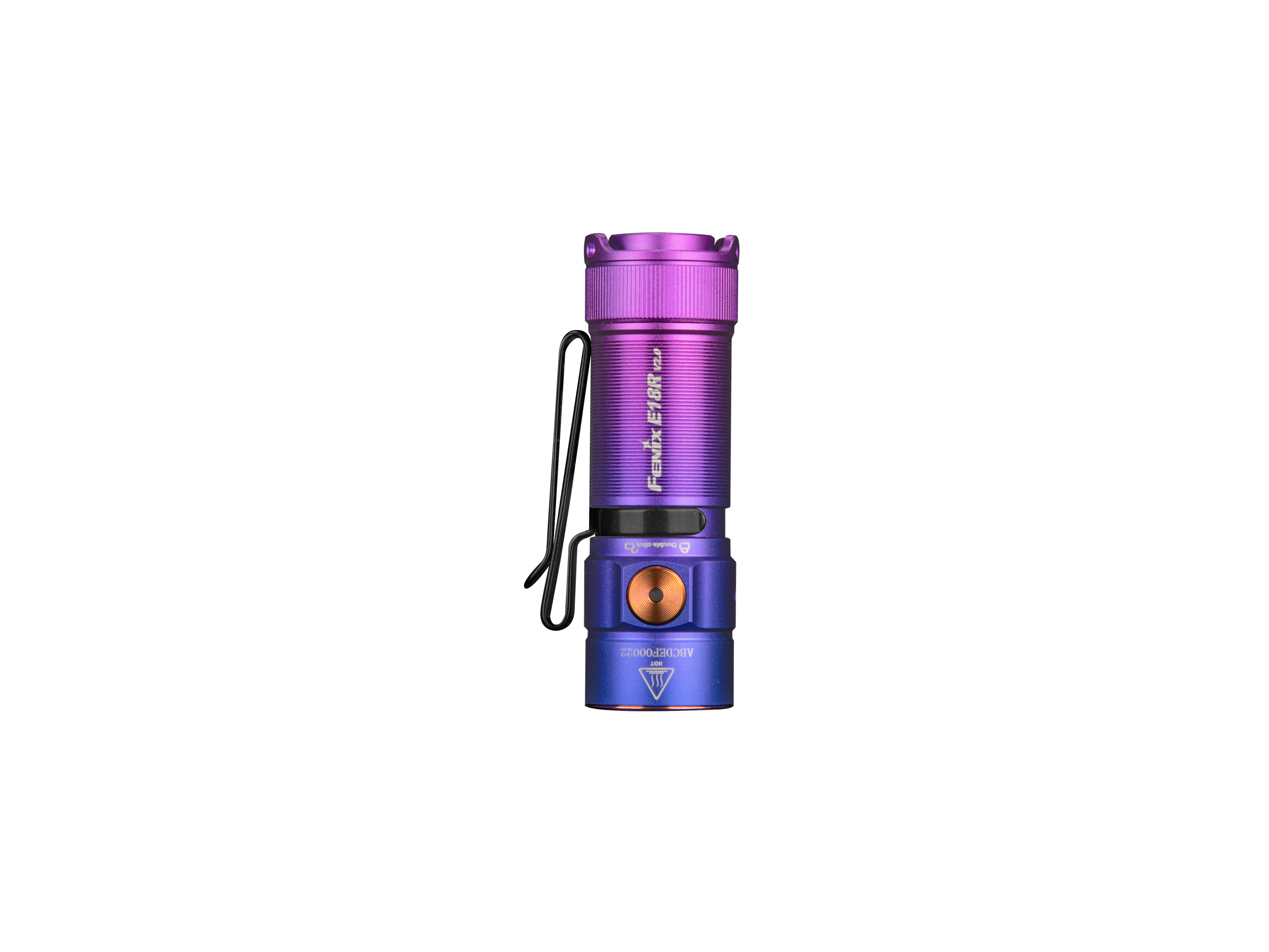 Fenix E18R V2 Rechargeable LED Flashlight - 1200 Lumens, USB-C, Compact EDC Light for Camping, Hiking & Emergency Use