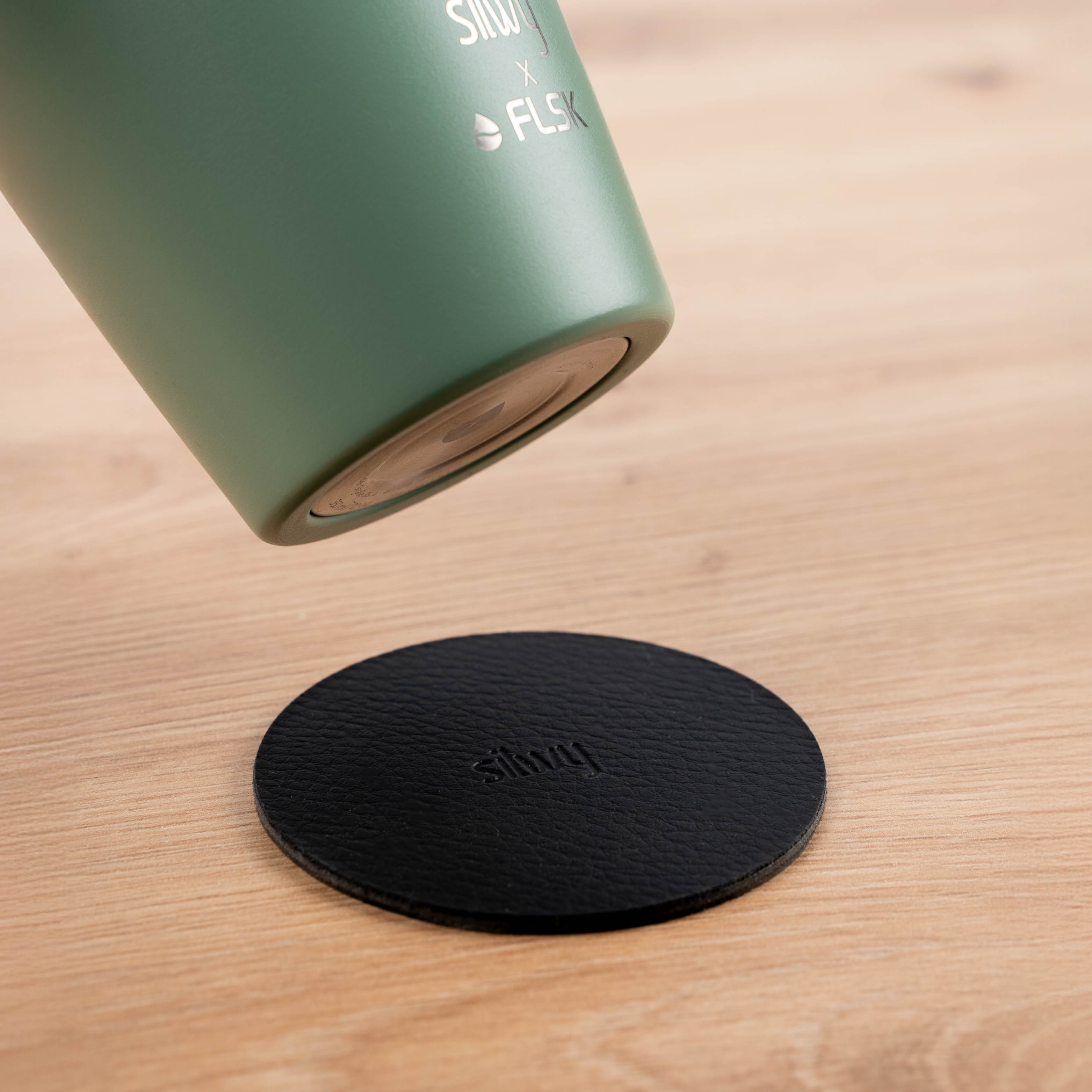 Sage Magnetic Travel Mug - Insulated Stainless Steel Thermos for Coffee & Tea - Perfect for Office, Commuting & Outdoor Activities