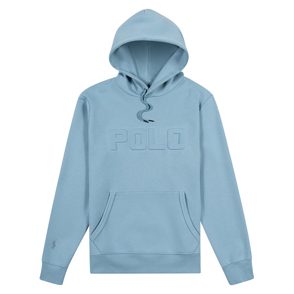 3D Logo Fleece Pullover Hoodie - Soft & Warm Blue Sweatshirt for Men & Women | Perfect for Casual Wear, Outdoor Activities & Winter Layering