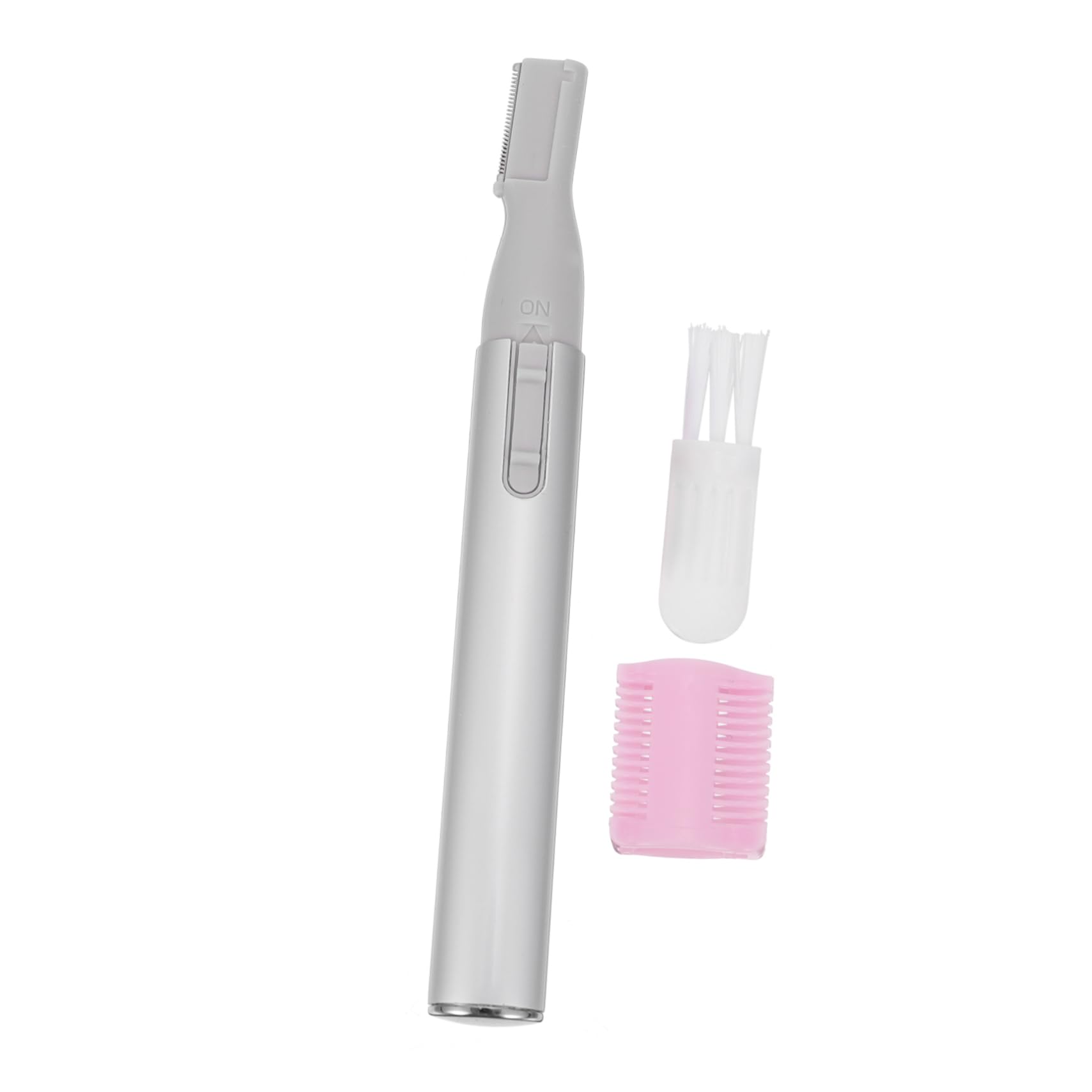 Electric Eyebrow Trimmer for Women & Men - Rechargeable Eyebrow Razor, Facial Hair Remover & Grooming Kit with Precision Scissors - Perfect for Eyebrow Shaping, Upper Lip & Chin Hair Removal at Home or Travel