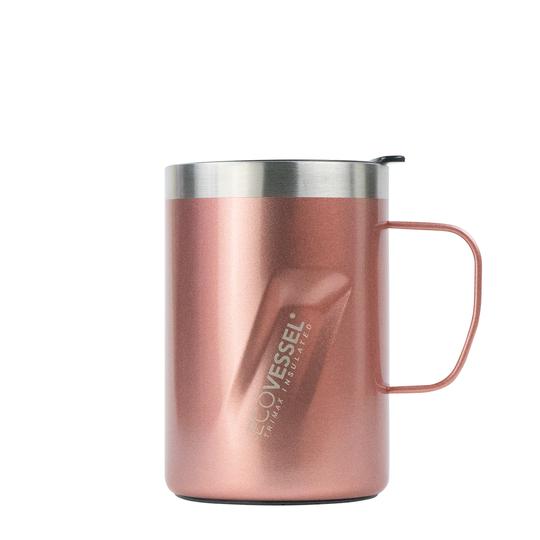EcoVessel Insulated Stainless Steel Coffee & Beer Travel Mug - Keeps Drinks Hot or Cold for Hours - Perfect for Commuting, Camping & Outdoor Adventures