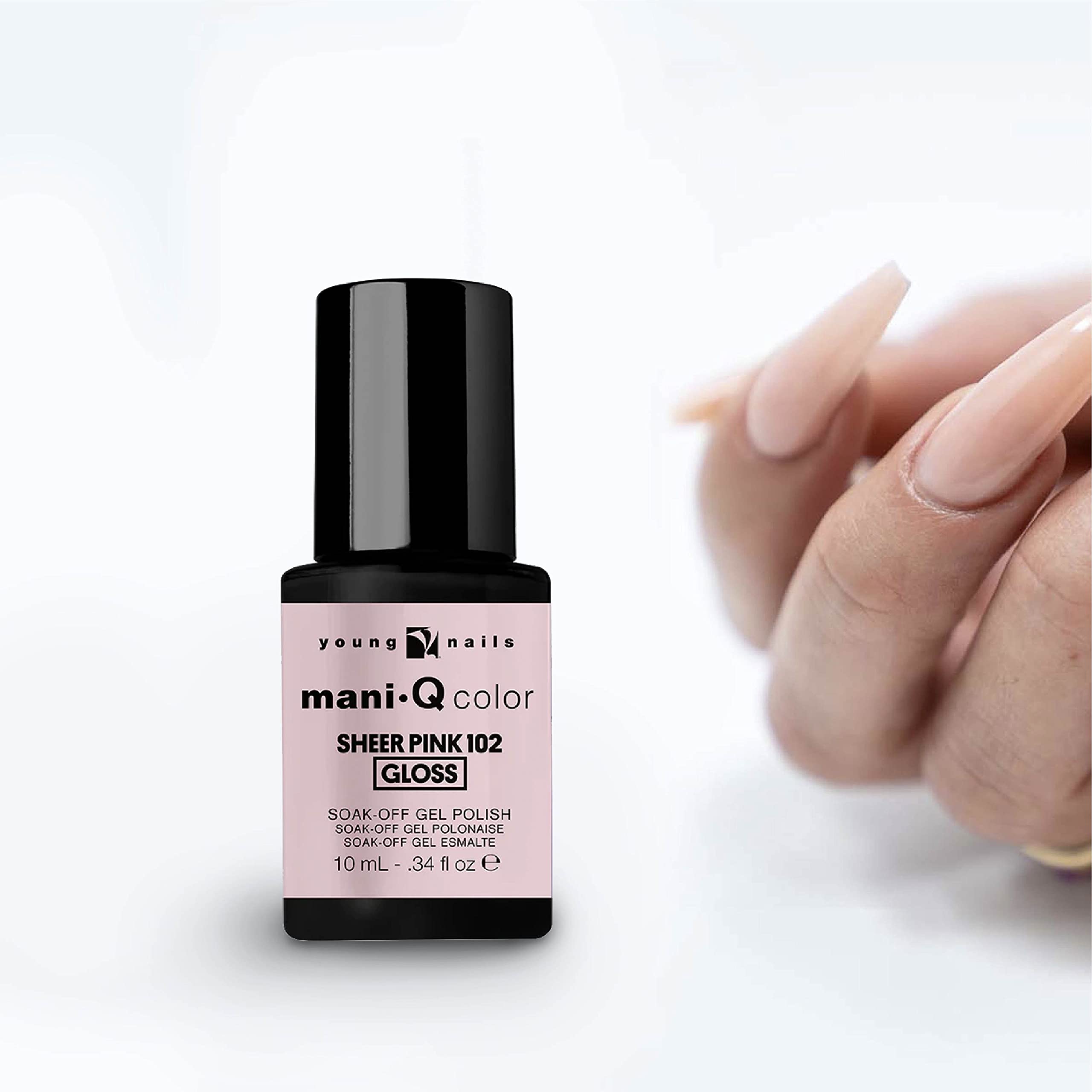 Young Nails ManiQ Gel Polish - Long Lasting Soak Off UV LED Nail Polish - Professional Salon Quality Gel Nail Polish Kit for Home & Salon Use - Perfect for Manicures, Pedicures & Nail Art Designs