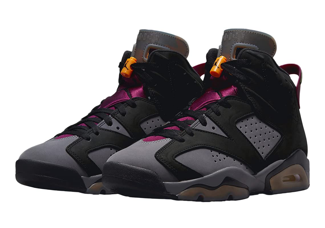 Jordan Men's Air Jordan 6 Retro Basketball Shoes CT8529-063 Bordeaux - Size 8 | Classic Sneakers for Streetwear, Basketball & Casual Outfits