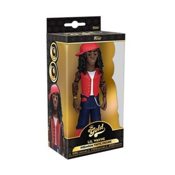 Lil Wayne Funko Pop Vinyl Figure Gold Edition - Limited Edition Collectible for Hip-Hop Fans & Music Lovers - Perfect for Display, Gifts, and Pop Culture Collections
