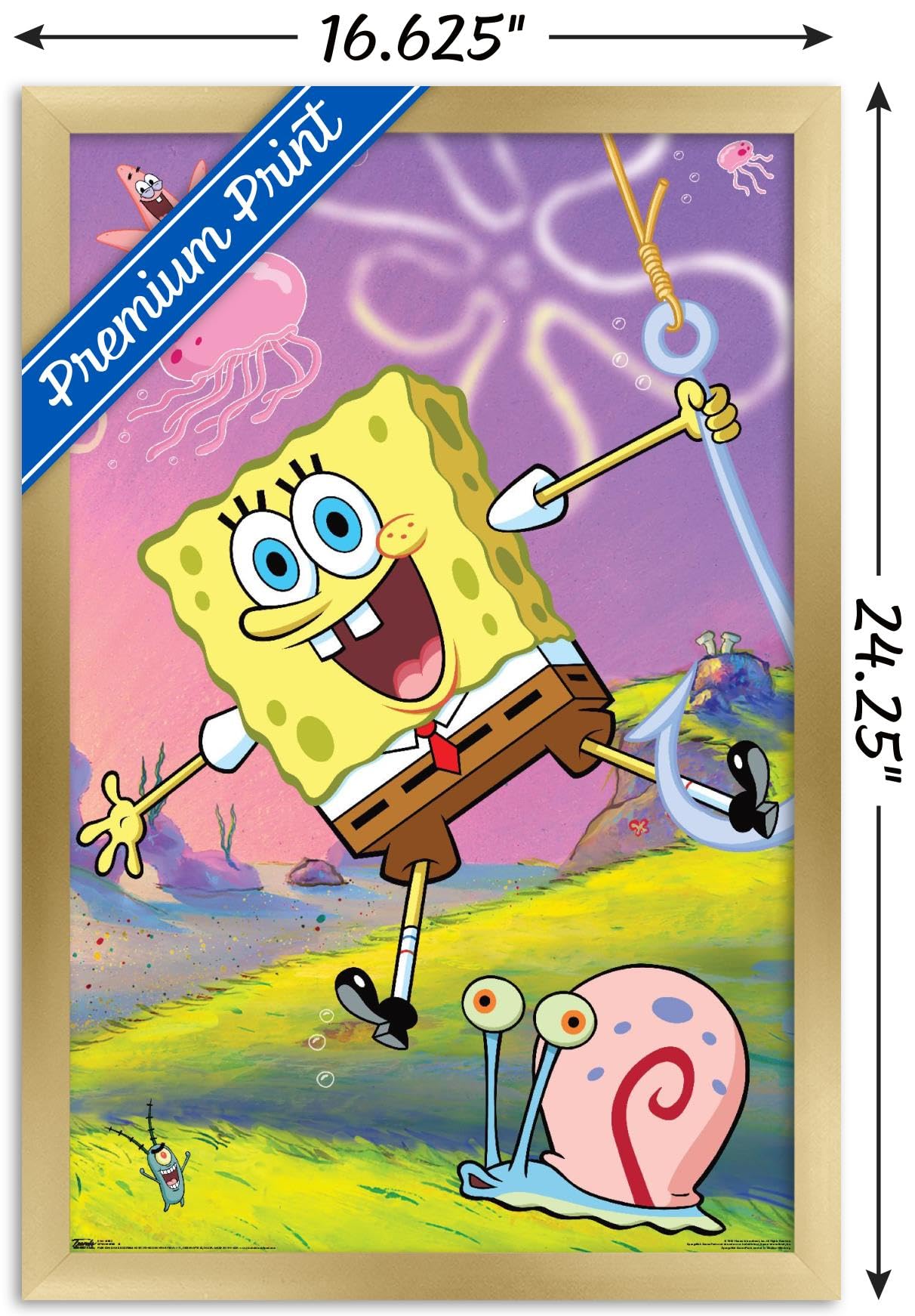 Trends International Nickelodeon SpongeBob SquarePants Wall Poster - 10 Count, 14.725