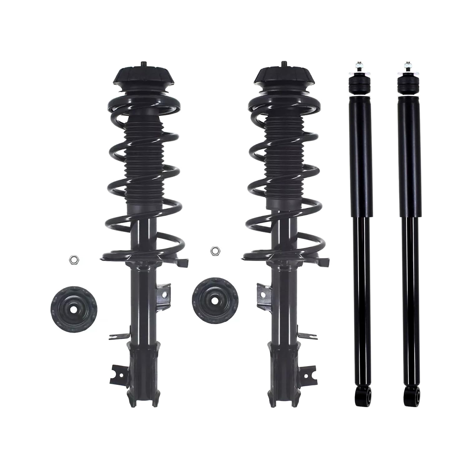 Suzuki SX4 Front & Rear Suspension Strut Shock Absorber Assembly Kit 5160085-Kit - Improve Ride Comfort & Handling for City Driving & Off-Road Adventures