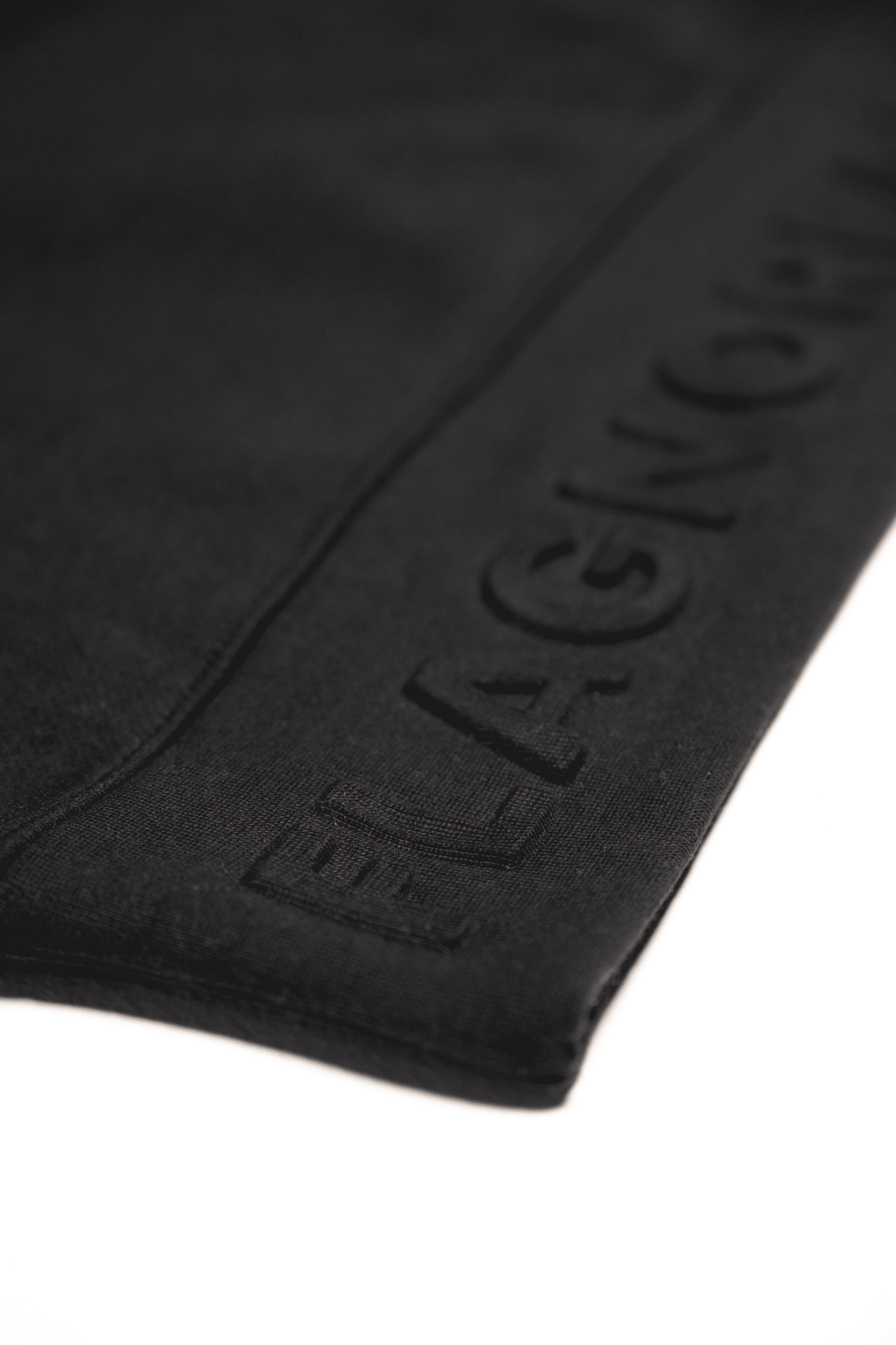 Stylish Black Embossed Pullover Sweatshirt for Men & Women - Perfect for Casual Wear, Outdoors, and Layering