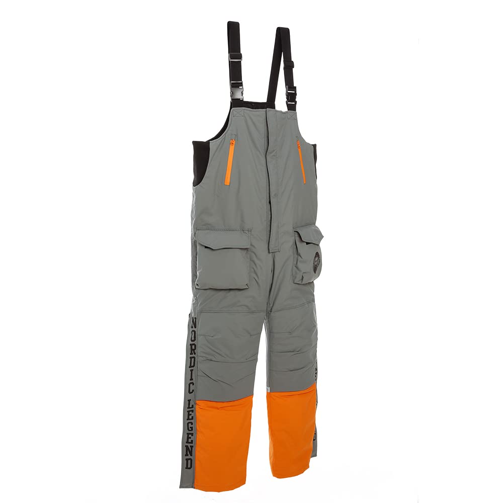 Aurora Series Insulated Waterproof Ice Fishing Bibs with Floatation - Small Size for Ice Fishing, Snowmobiling & Winter Outdoor Activities