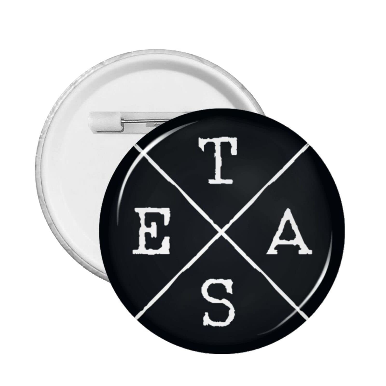 Texas State Button Pins - Round Badges for Men & Women - 1PC for Jackets & Bags