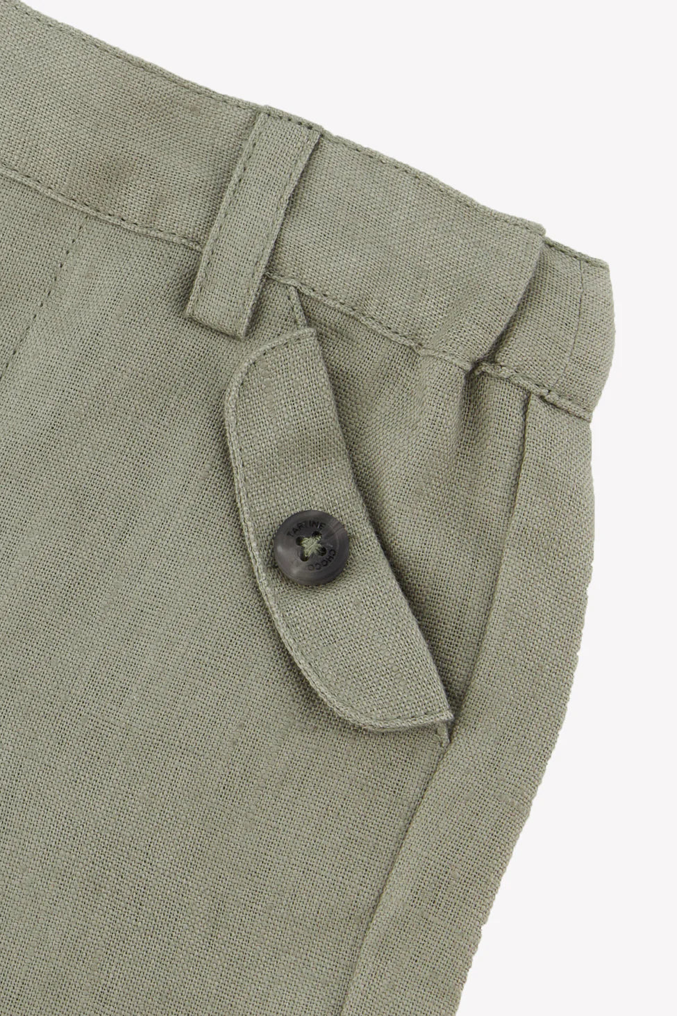Tartine Et Chocolat Women's Green Casual Shorts - Comfortable Summer Shorts for Outdoor Activities, Beach, and Travel