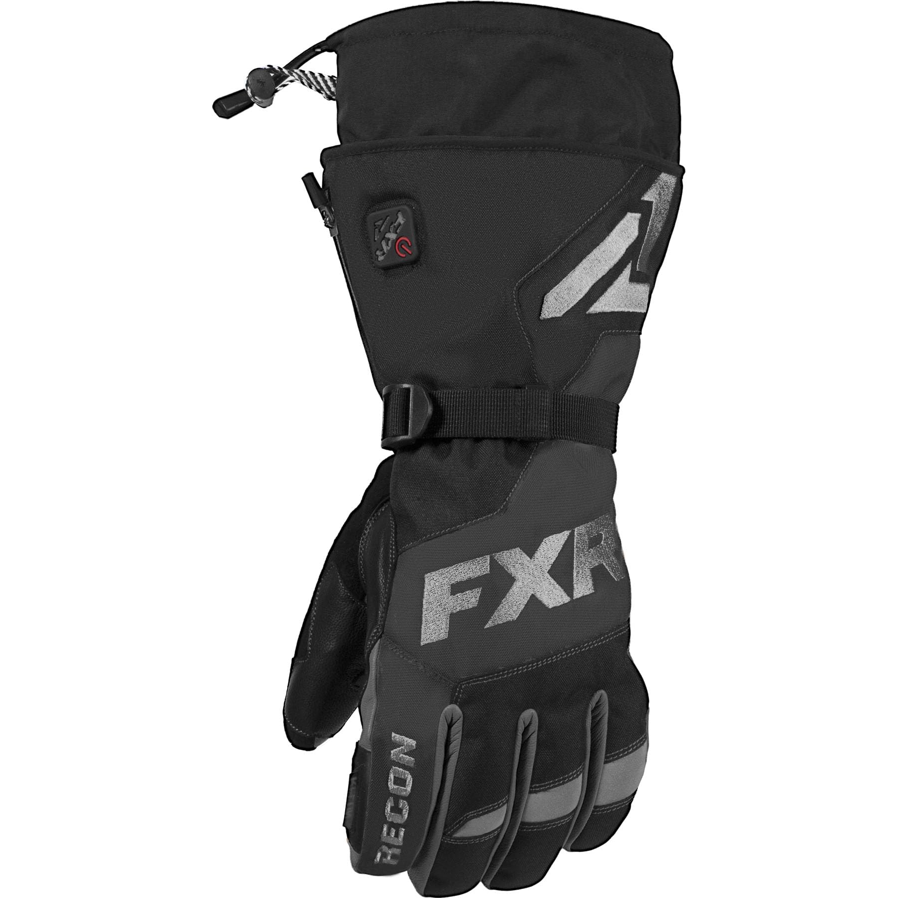 FXR Men's Heated Recon Glove 2025 - Black 2X-Small Winter Motorcycle Gloves for Cold Weather Riding & Outdoor Sports