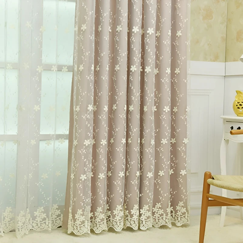 Janelle Blackout Curtains for Girls - 2-Layer Room Darkening Window Treatment for Bedroom & Nursery - Soft Noise Reducing Thermal Insulated Drapes - Perfect for Sleep, Privacy, and Light Control