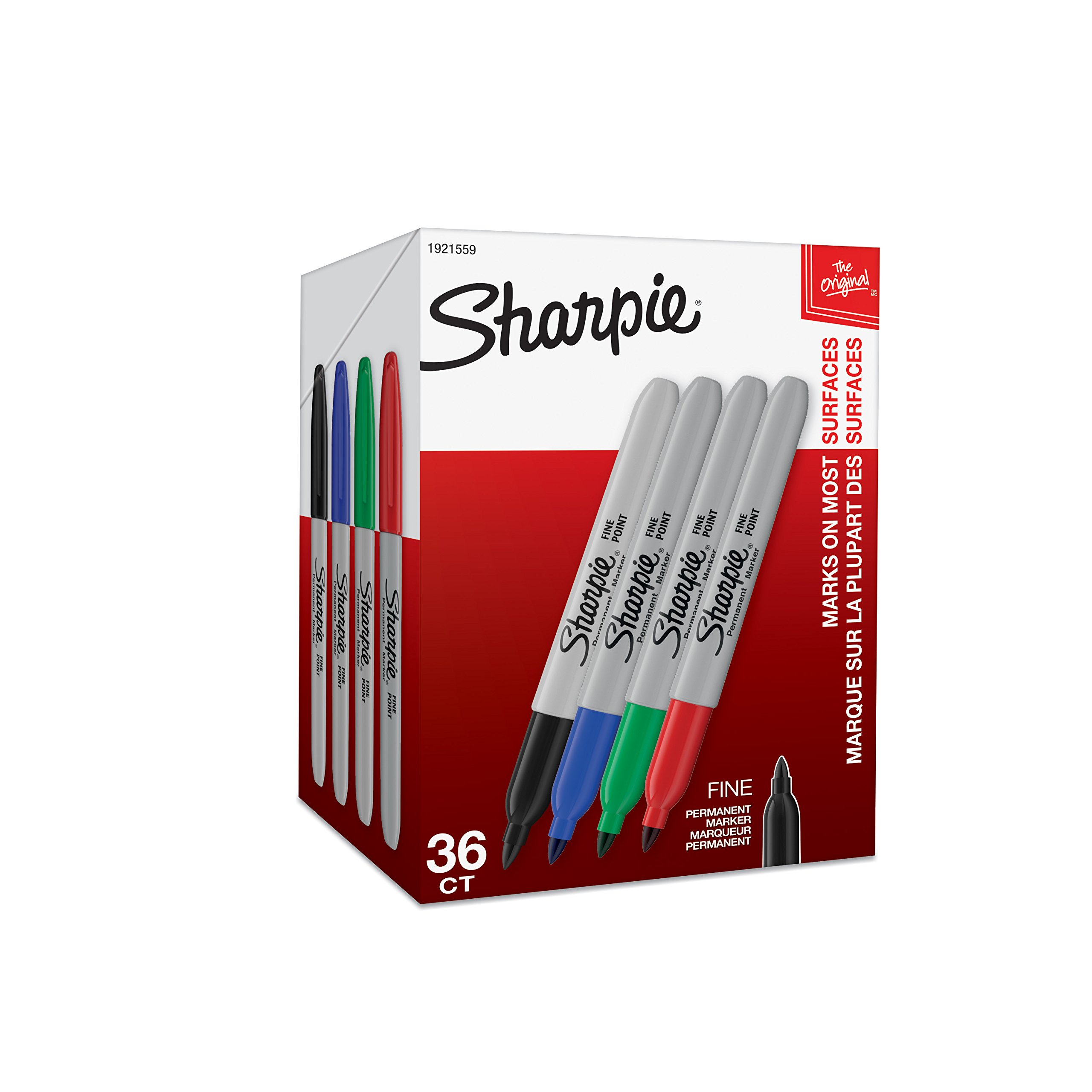 Sharpie Fine Point Permanent Markers - Ideal for Office & School Use