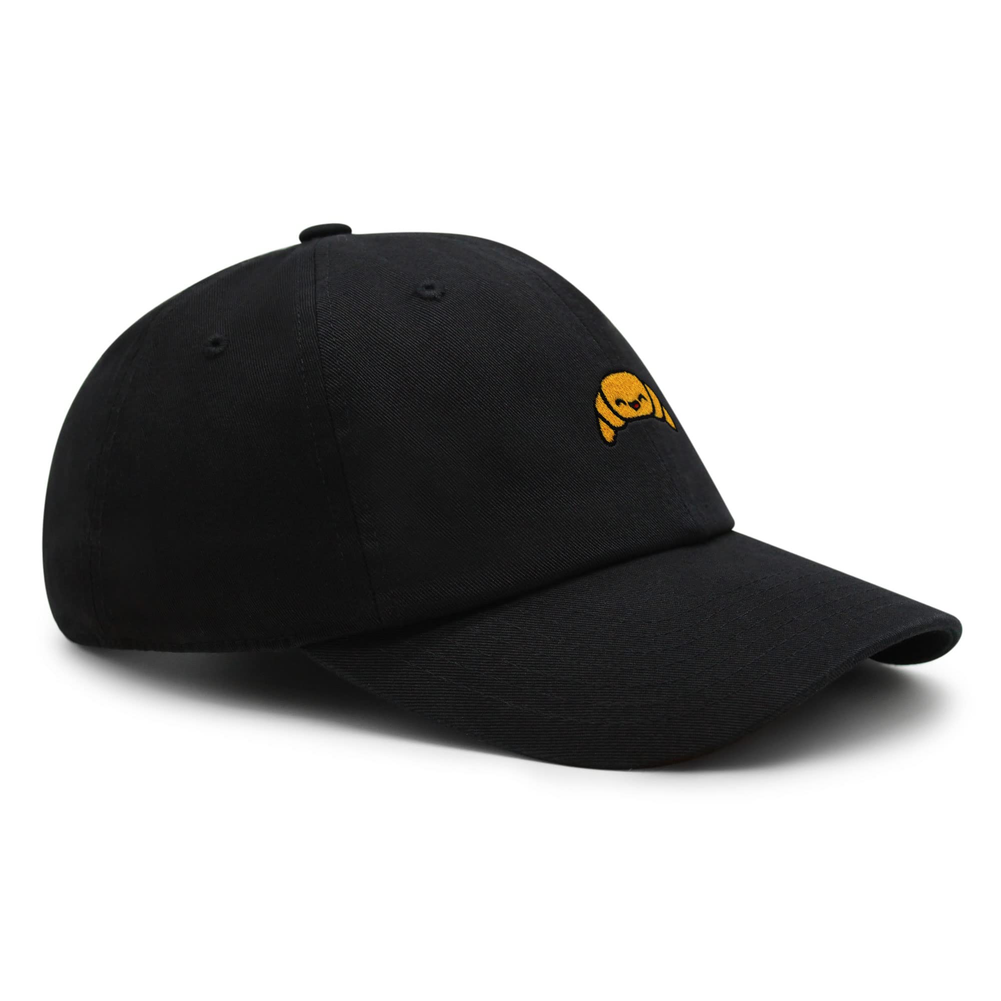 JPAK Premium Embroidered Croissant Dad Hat - Trendy Baseball Cap for Bread Lovers & Foodies | Perfect for Cafes, Bakeries & Casual Outings