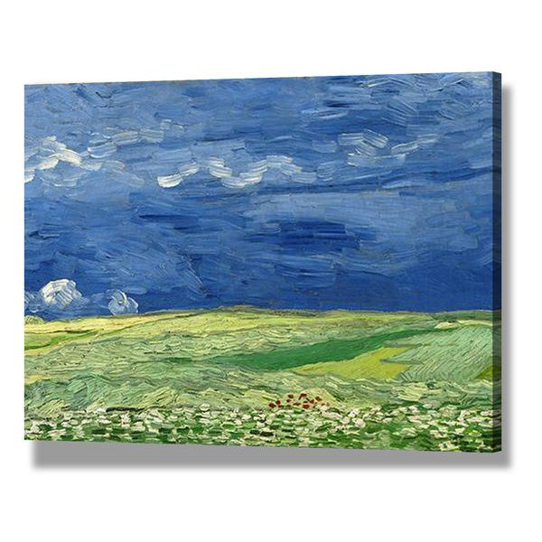 Vincent Van Gogh Pink Peach Tree Wall Art Decor - Canvas Print for Living Room, Bedroom & Office - Modern Home Decor & Gift Idea