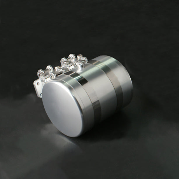 LESU 110mm x 50mm Metal Oil Tank Case for 1/14 Scale RC Tractor Truck - DIY Accessory for Tamiya King Hauler & Globe Models - Perfect for Radio Control Hobbyists & Scale Model Builders