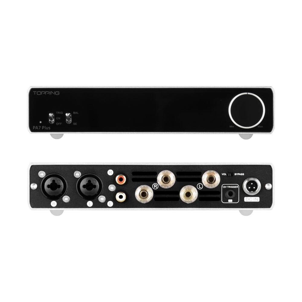 Premium TOPPING E70 Velvet DAC with PA7/PA7 Plus Amplifier & XLR Cable Bundle - High-Resolution Audio System for Home Studio, Audiophile Listening & Professional Recording