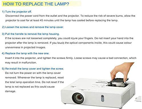 Original V13H010L76 Replacement Lamp with Housing for Epson PowerLite Pro G6170NL G6150 6050WNL G6050W G6070W G6250W G6270W G6270WNL G6450WU Projectors - Includes OSRAM Bulb - Perfect for Home Theater, Office Presentations & Classroom Projections