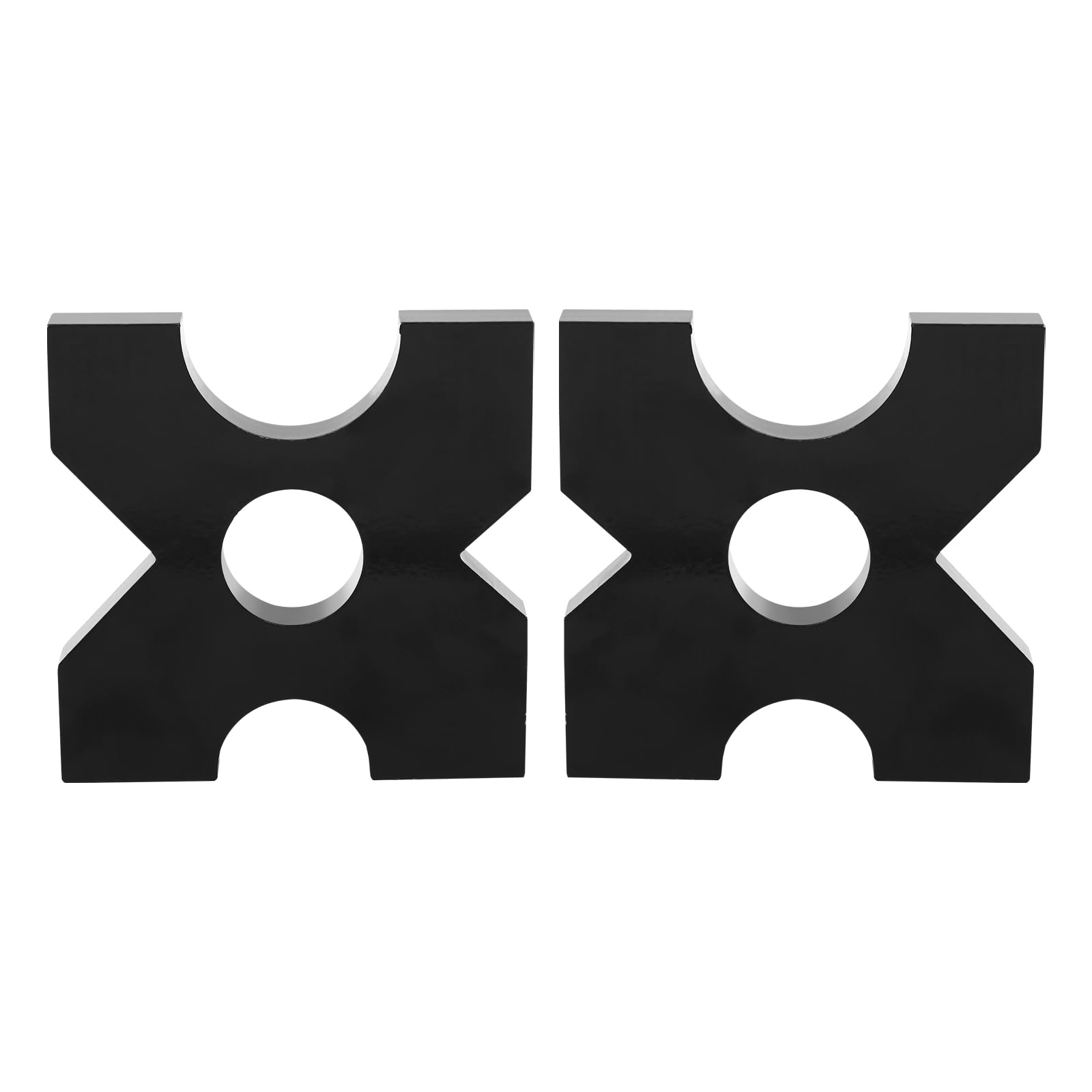 7''X 7'' Arbor Press Plates - Compatible with Most 20 & 32-Ton H-Frame Presses - Heavy Duty Metal Work Plates for Jewelry Making, Metal Stamping & Workshop Projects