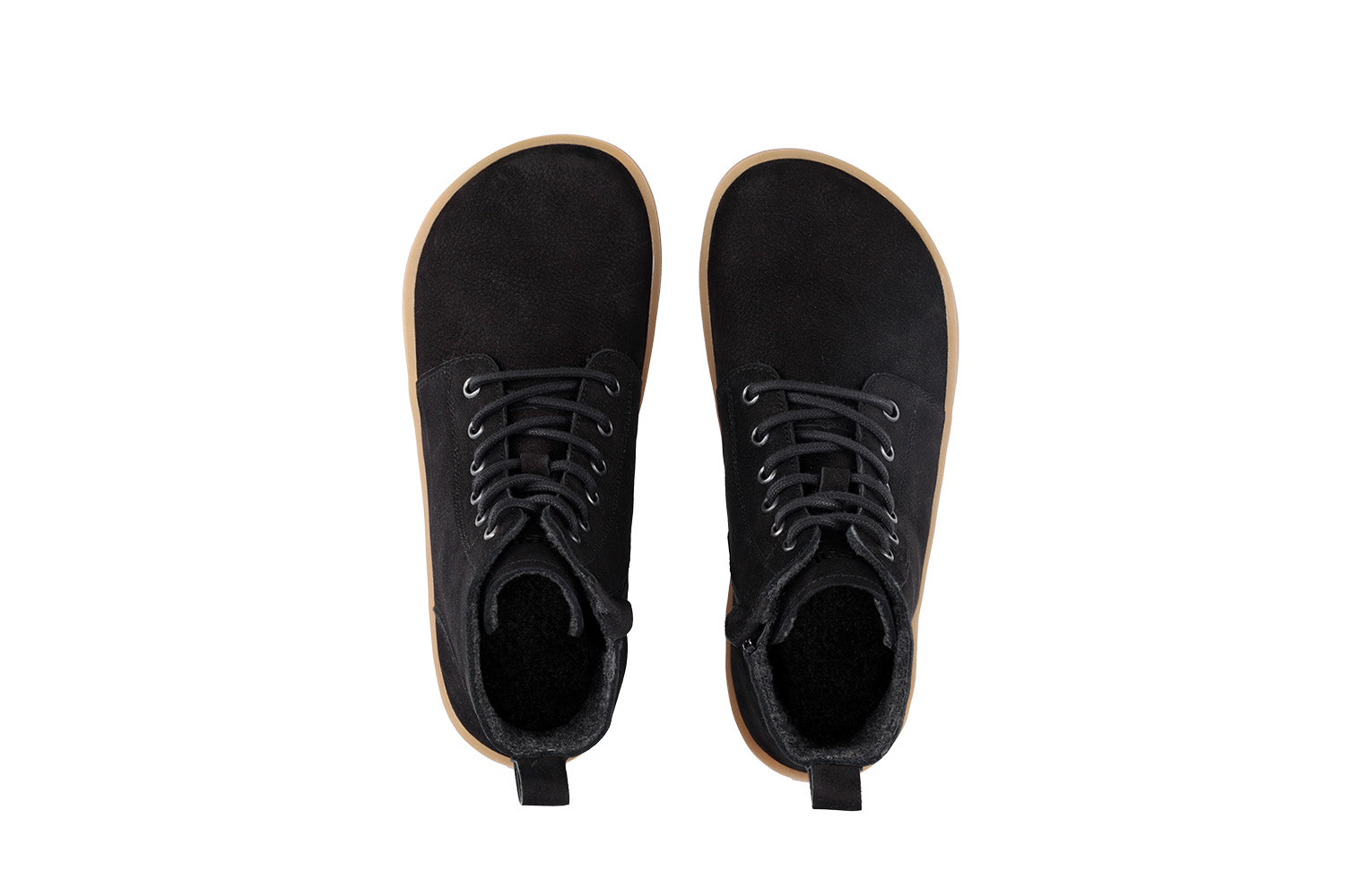 Be Lenka Atlas Winter Barefoot Boots - Waterproof, Insulated Matt Black Boots for Men & Women - Perfect for Hiking, Snow & Cold Weather Adventures