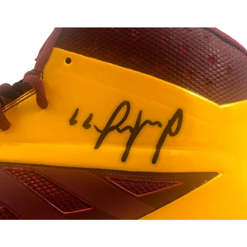Authentic Jurrell Casey Signed Football Cleat - Tennessee Titans & Denver Broncos USC Alumni - JSA Certified (Perfect for NFL Memorabilia Collections & Sports Fan Gifts)