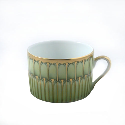 Premium Arcades Green Tea Cup - Ceramic Tea Mug for Matcha, Herbal & Loose Leaf Teas - Perfect for Home, Office & Tea Ceremonies
