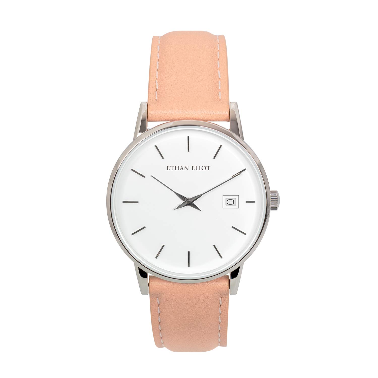 Ethan Eliot Classic Women's Watches - 36mm Date Display Waterproof Watch for Women, 5ATM Water Resistant, Perfect for Office, Daily Wear & Swimming
