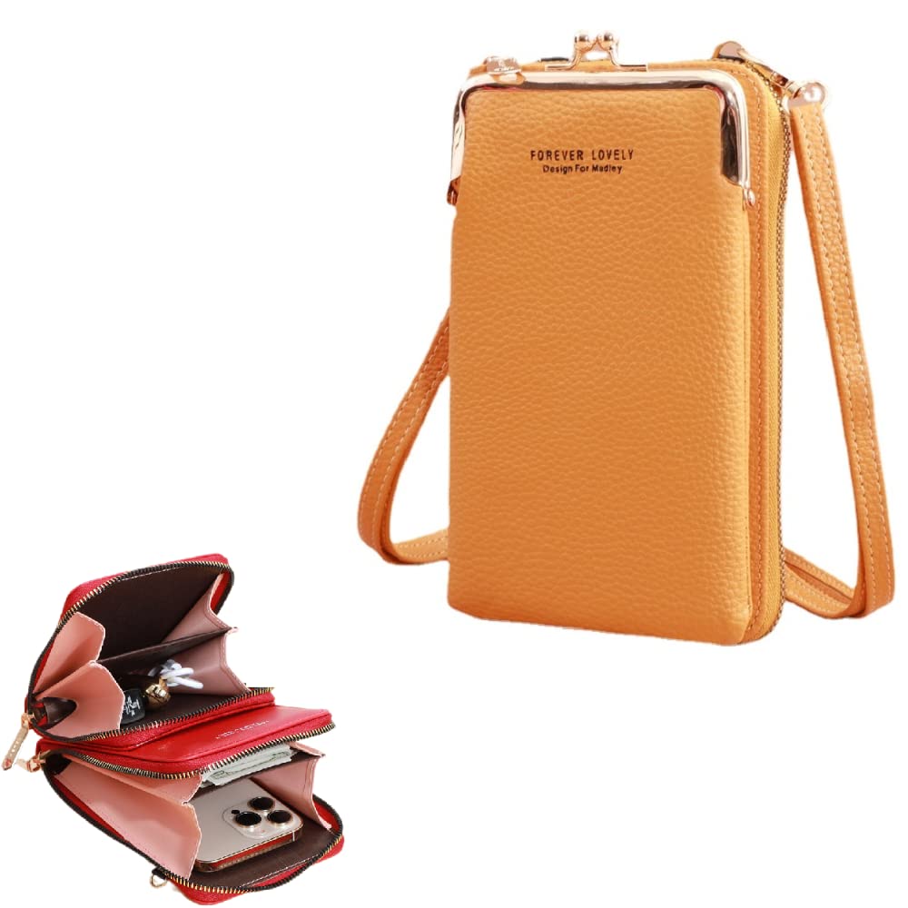 Women's Crossbody Phone Wallet Bag - Stylish Top Handle Purse with Shoulder Strap for Everyday Use | Perfect for Work, Travel and Shopping