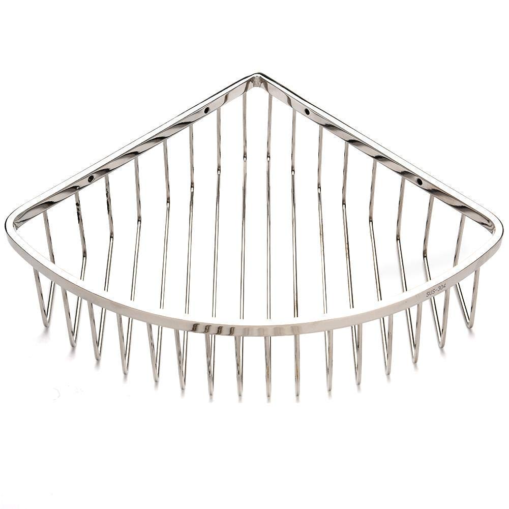 CHENX1NN 304 Stainless Steel Corner Shower Shelf - Wall Mounted Bathroom & Kitchen Storage Organizer for Shampoo, Soap & Toiletries | Rustproof & Durable Design for Wet Environments | Perfect for Small Spaces & Modern Bathroom Decor