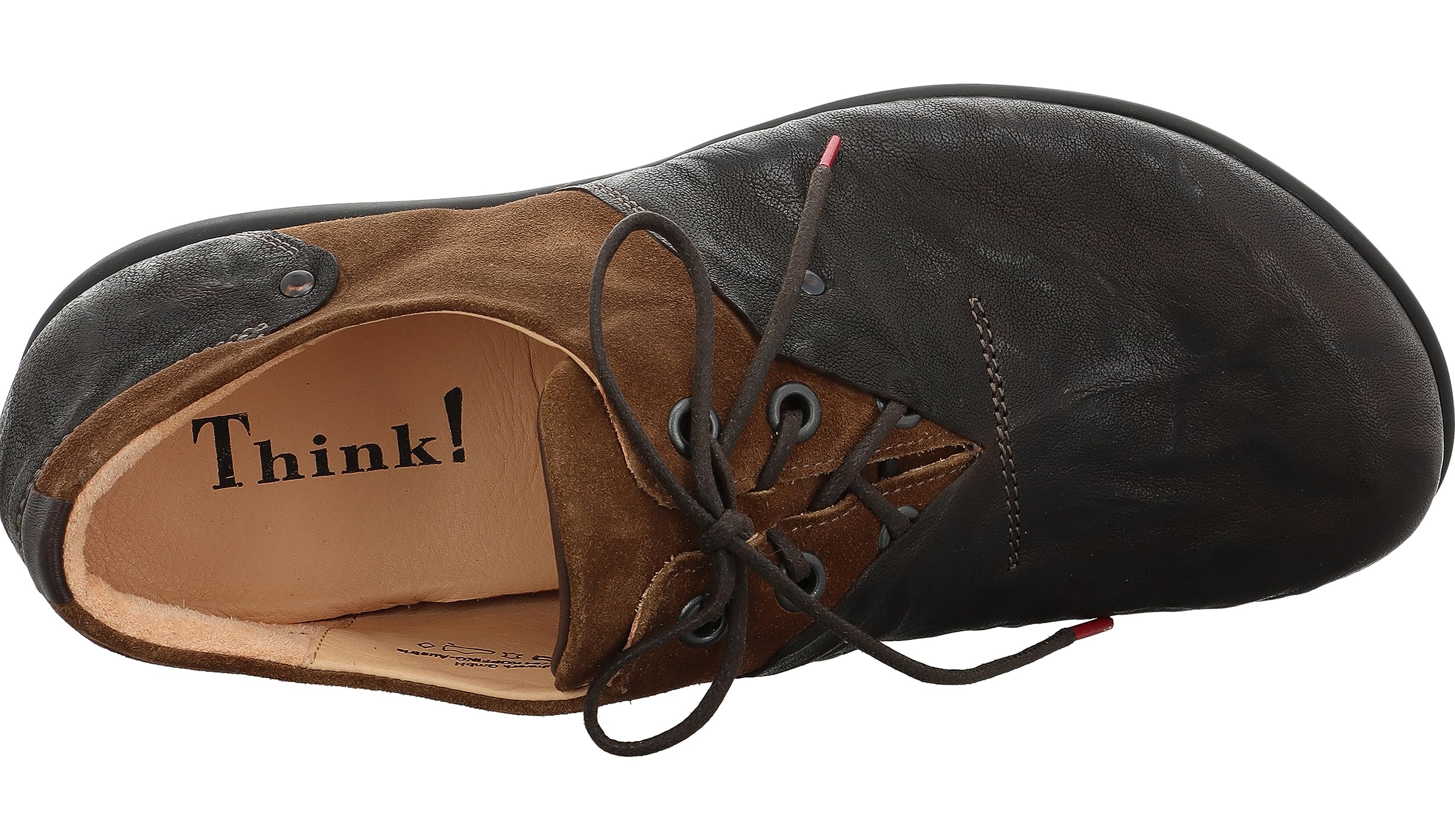 Think! Kong Men's Lace-up Flats - Comfortable Casual Shoes for Men | Breathable & Lightweight Walking Shoes | Perfect for Office, Travel & Daily Wear